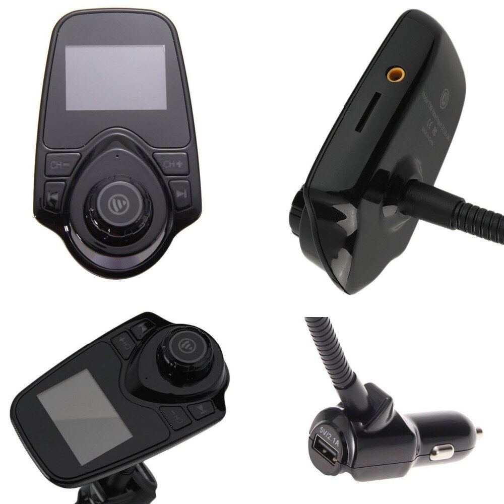 Originele bluetooth autokit met handsfree fm-zender bluetooth-ontvanger autolader ondersteuning micro sd-kaart autostyling