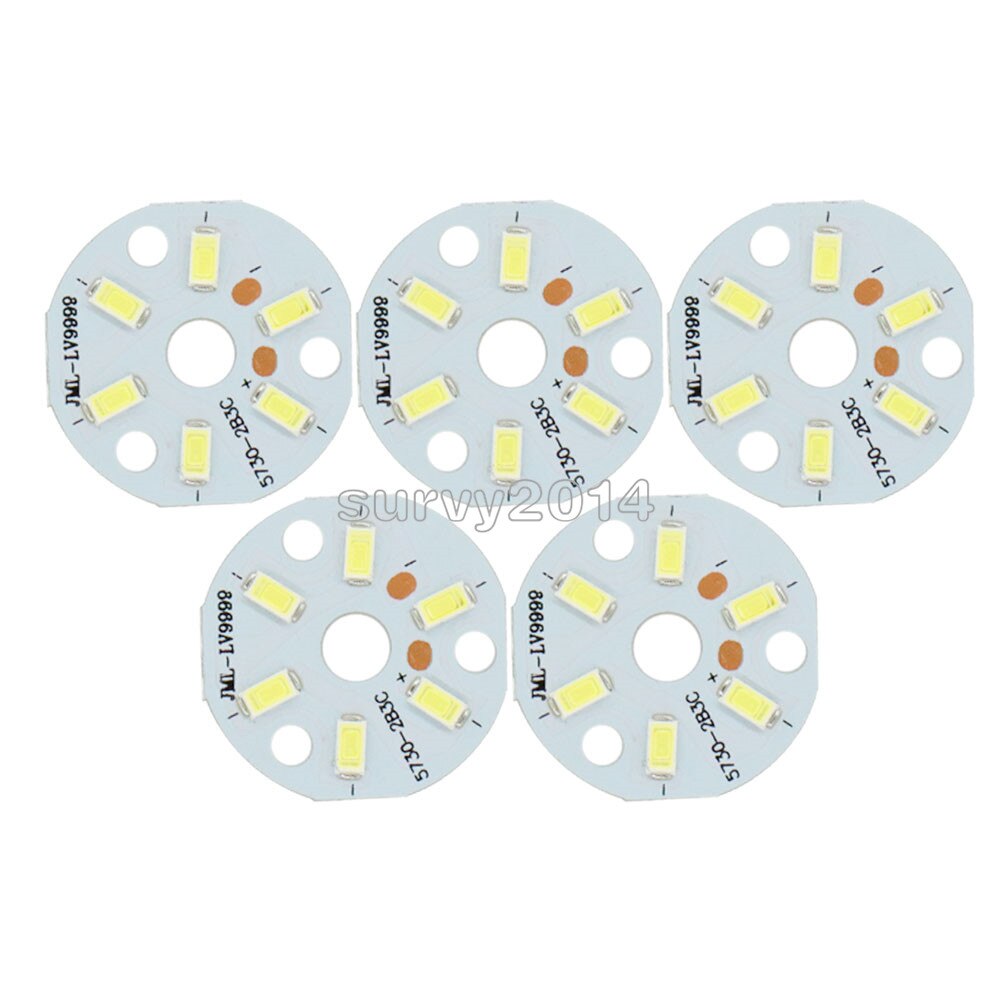 10 pièces 3 W 5730 blanc LED Diode électroluminescente SMD surbrillance lampe panneau panneau LED