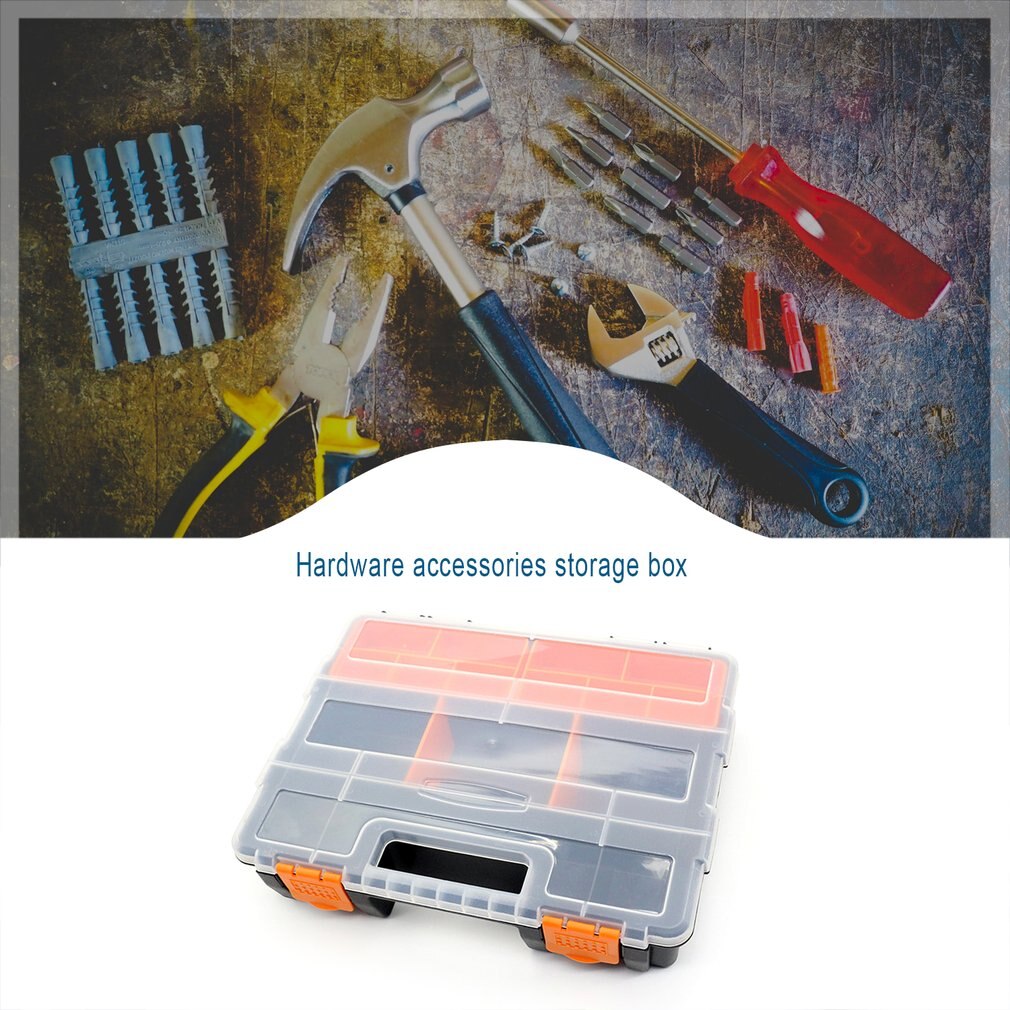Large Size Plastic Tool Box Car Storage Anti-fall Box Tool Case Protecting Tools Multifunction Repair Toolbox For Hardware Tools