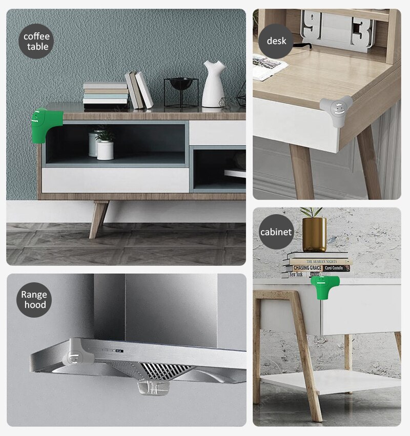 Kinderen Anti-Collision Hoek Tafel Hoek Afzuigkap Venster Veiligheid Hoek Kinderen Hoek TSLM1