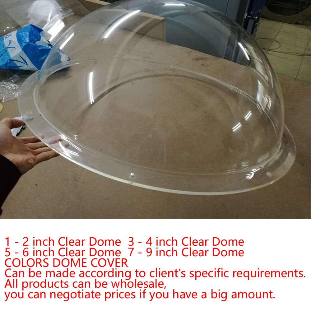 Carcasa de domo de cámara transparente de 5 pulgadas de acrílico para interior/exterior CCTV, repuesto