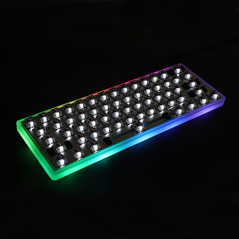 Clavier mécanique DIY, peut être utilisé pour coque acrylique, coque transparente givrée CNC