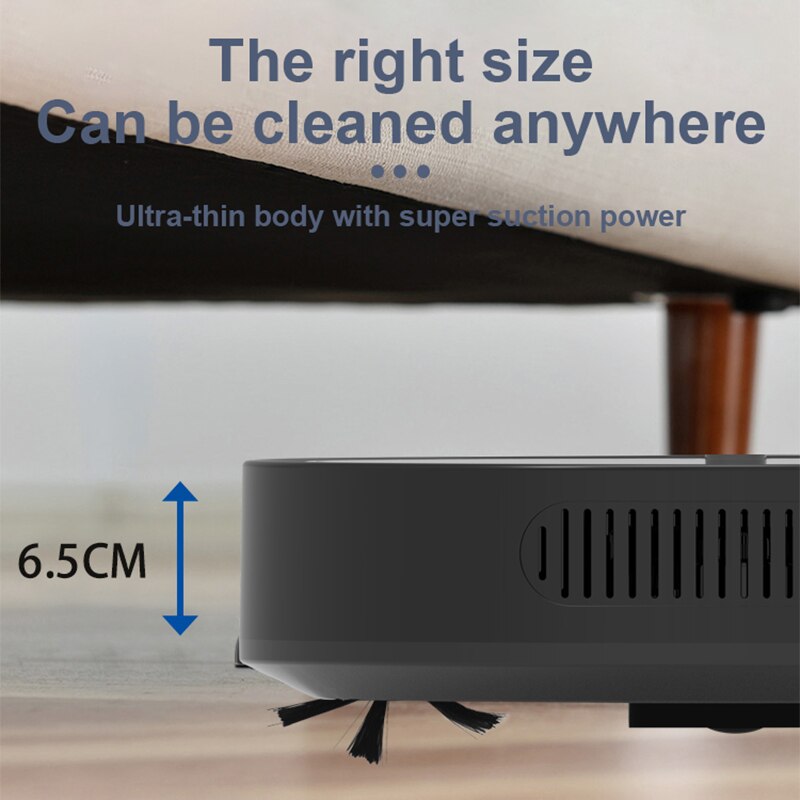 Aspirateur Robot de balayage pour le nettoyage du sol en ABS, tout-en-un pour la maison, serpillière autonettoyante, directe