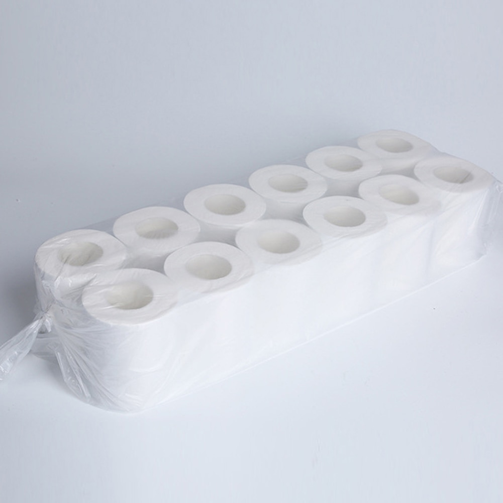 10 rullset  of 3 lager toalettpapper hotell badrumsservetter rengöringsservett sovrum kök hushålls hudvänliga mjuka papper