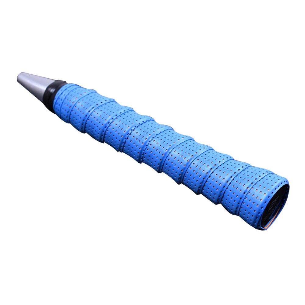 Badminton Racket Grip Twee-kleur Kiel Grip Tape Verdikte Verbreed Absorberende Hengel Tennis antislip Overgrip: Blue