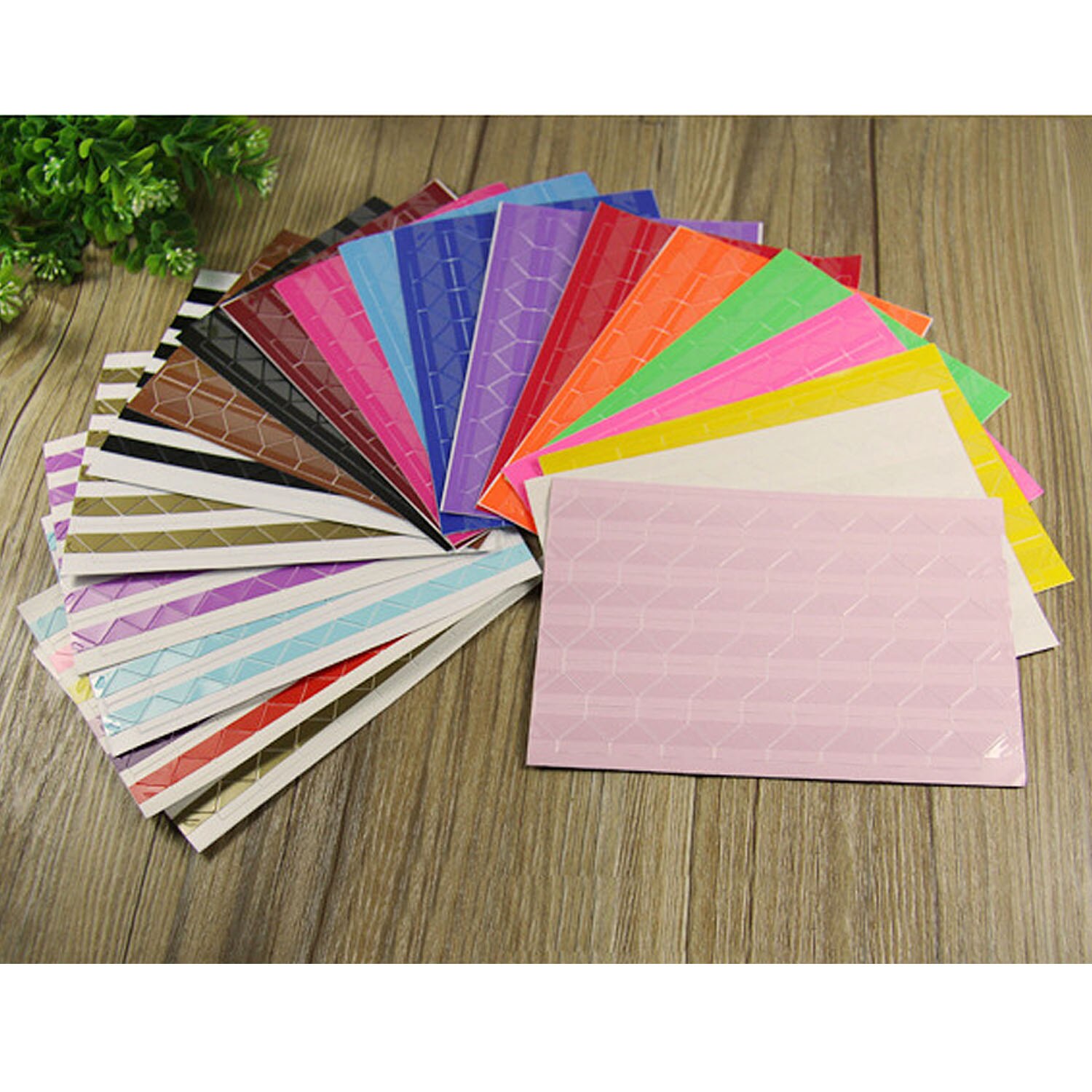 10 feuilles de papier autocollant pour coins de montage Photo, décoration pour Album Photo, journal intime, d&#39;anniversaire