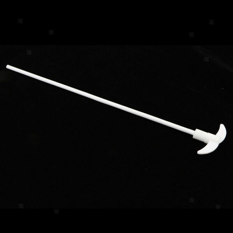 Electric overhead stirrer mixer shaft Stirring Rod paddle Lab Mixing Accs: LxDia-400x80mm