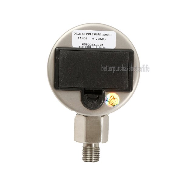 Digitalt display olietryk hydraulisk måler tryk testmåler 3v 0-250 bar /25 mpa npt 1/4 for gas vand olie holdbar