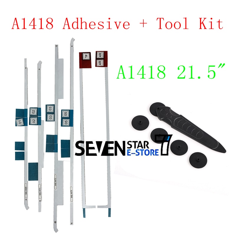 GOU Display Adhesive Strip Sticker Tape/Tools Repair Kit for iMac A1419 A1418 21.5" 27" -2017years LCD Screen Adhesive Strip: 5PCS / 21 Adhesive and Tool