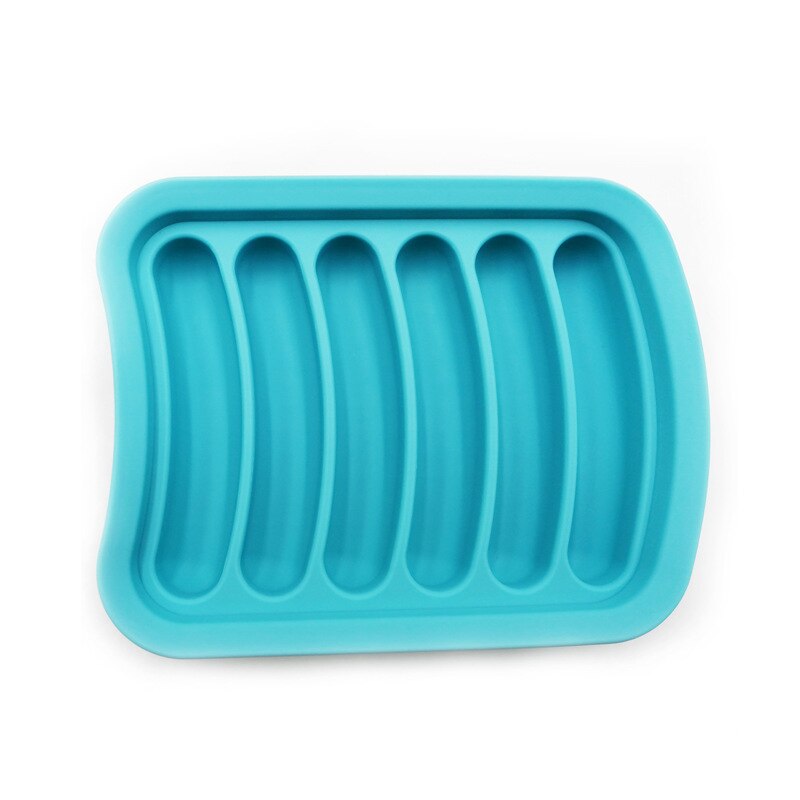 Silikon Wurst Mold 6 Hohlraum Heißer Hund Schinken Fleisch Maker Kuchen Teig Finger Keks DIY Mould Küche Backen Gebäck Werkzeuge