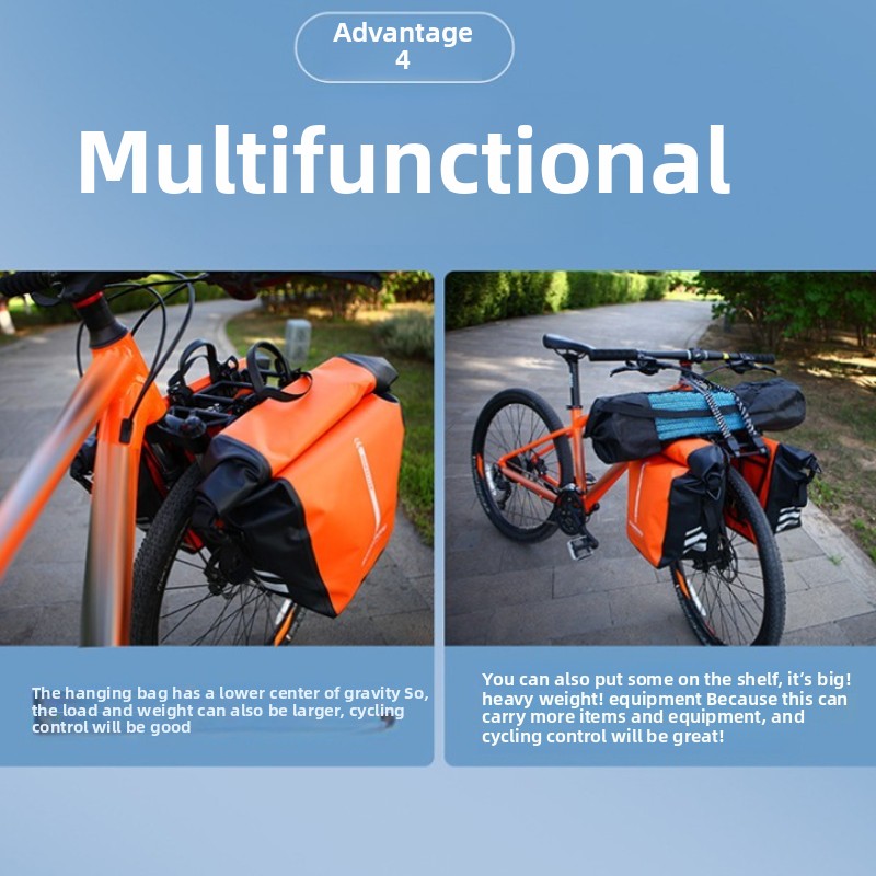 Road Bike Front Cargo Rack Bicycle Front Fork Luggage Bracket Adjustable MTBs Bike Side Mount Bag Stand for Cycling Accessories