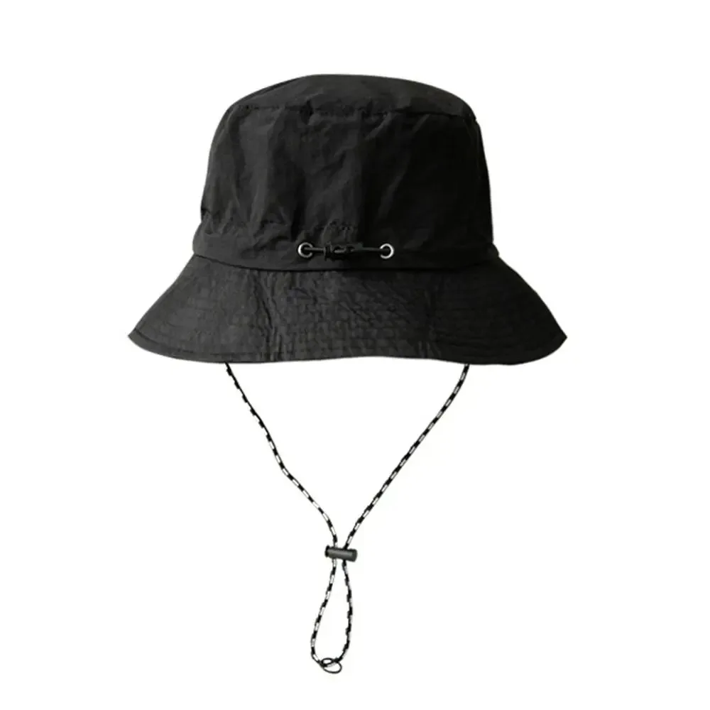Bucket hat waterdicht, uv-werend, lichtgewicht, draagbaar, geschikt voor buitenactiviteiten zoals vissen, kamperen, wandelen en reizen, met opbergtas.: Ivoor