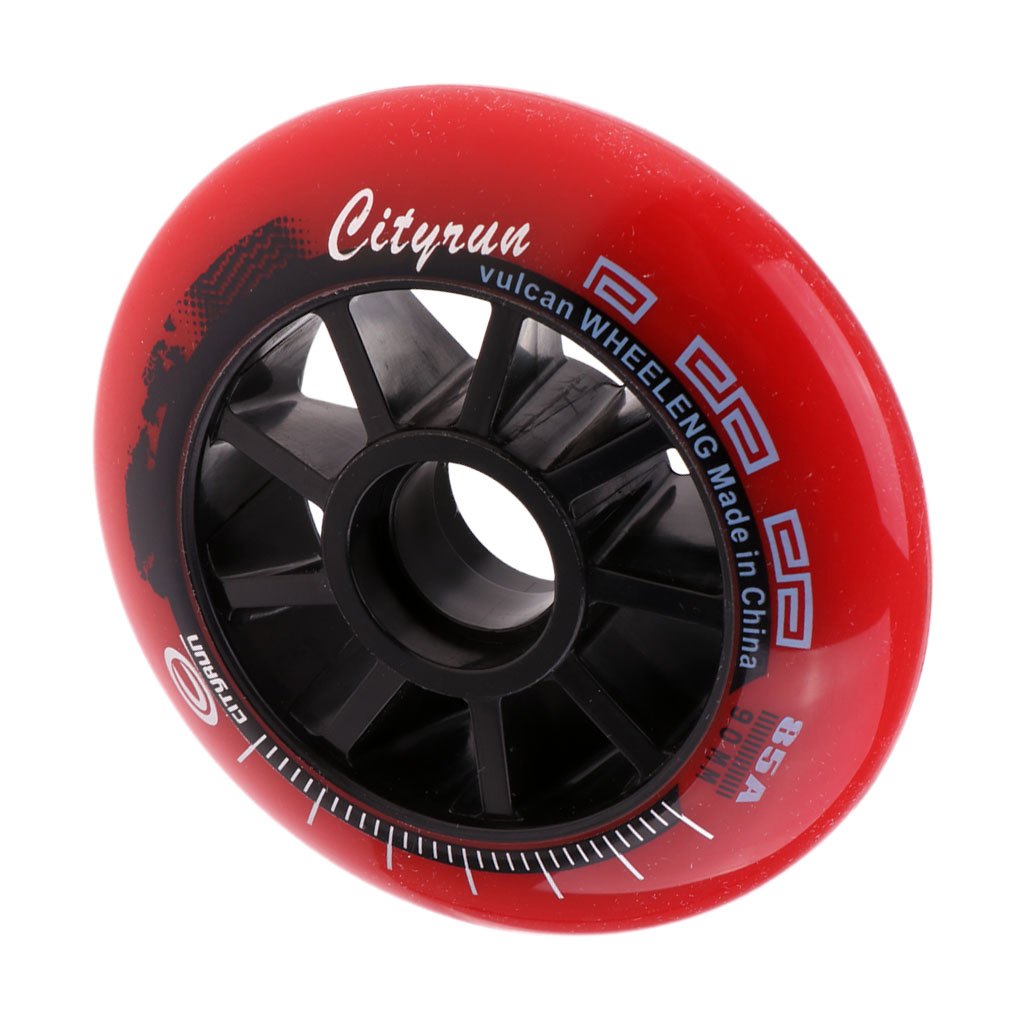 1 Piece Speed Skating Wheels Outdoor Indoor Inline Skate Wheels Accessories Wear-resistant and Durable: Red
