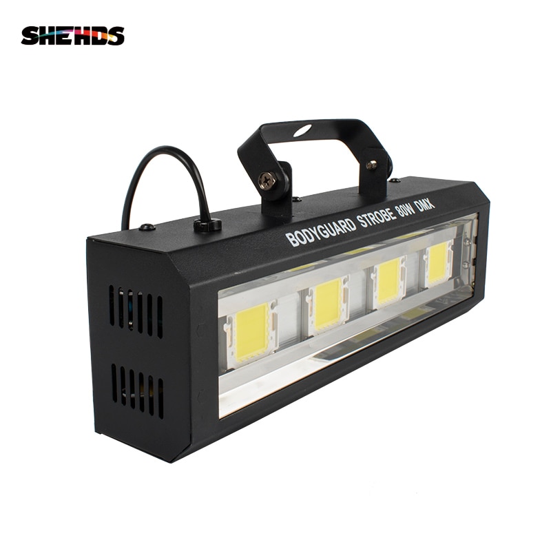 Luz estroboscópica LED RGB de 80W para DJ, efecto de escenario para discoteca, , vacaciones, boda, Culb Flash, Navidad, KTV SHEHDS