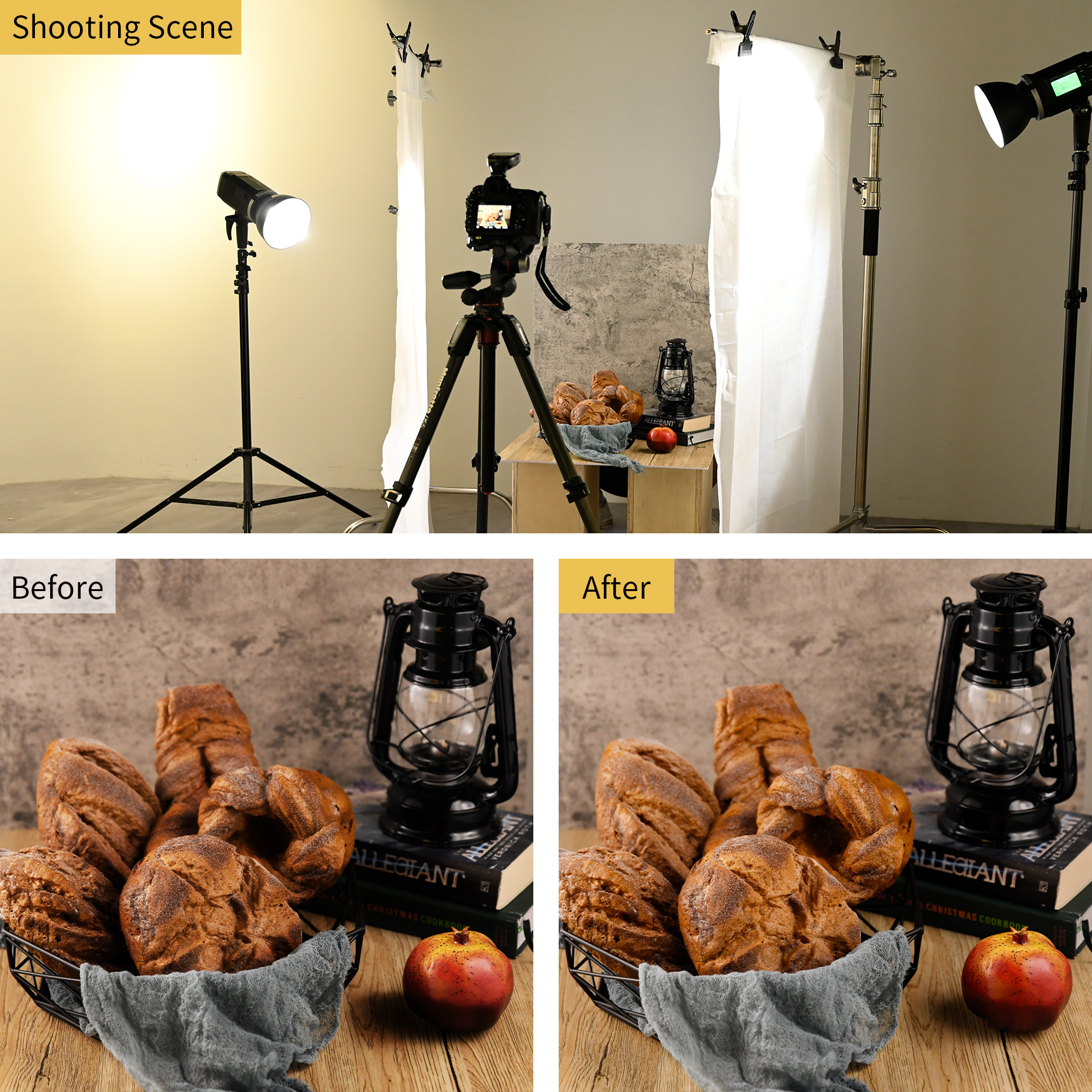 Selens Para Modificador de Luz Estroboscópio Softbox Fotografia Estúdio Nylon Seda Branco Sem Costura Modificador de Luz 1,7 m/2m/3m/4m