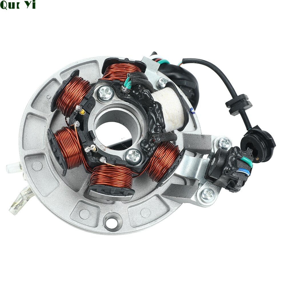 Lf140 motortändningen magneto statorn magneto svänghjul kit för lifan 140 140cc 1 p 55 fmj horisontell spark startmotorer smuts pi