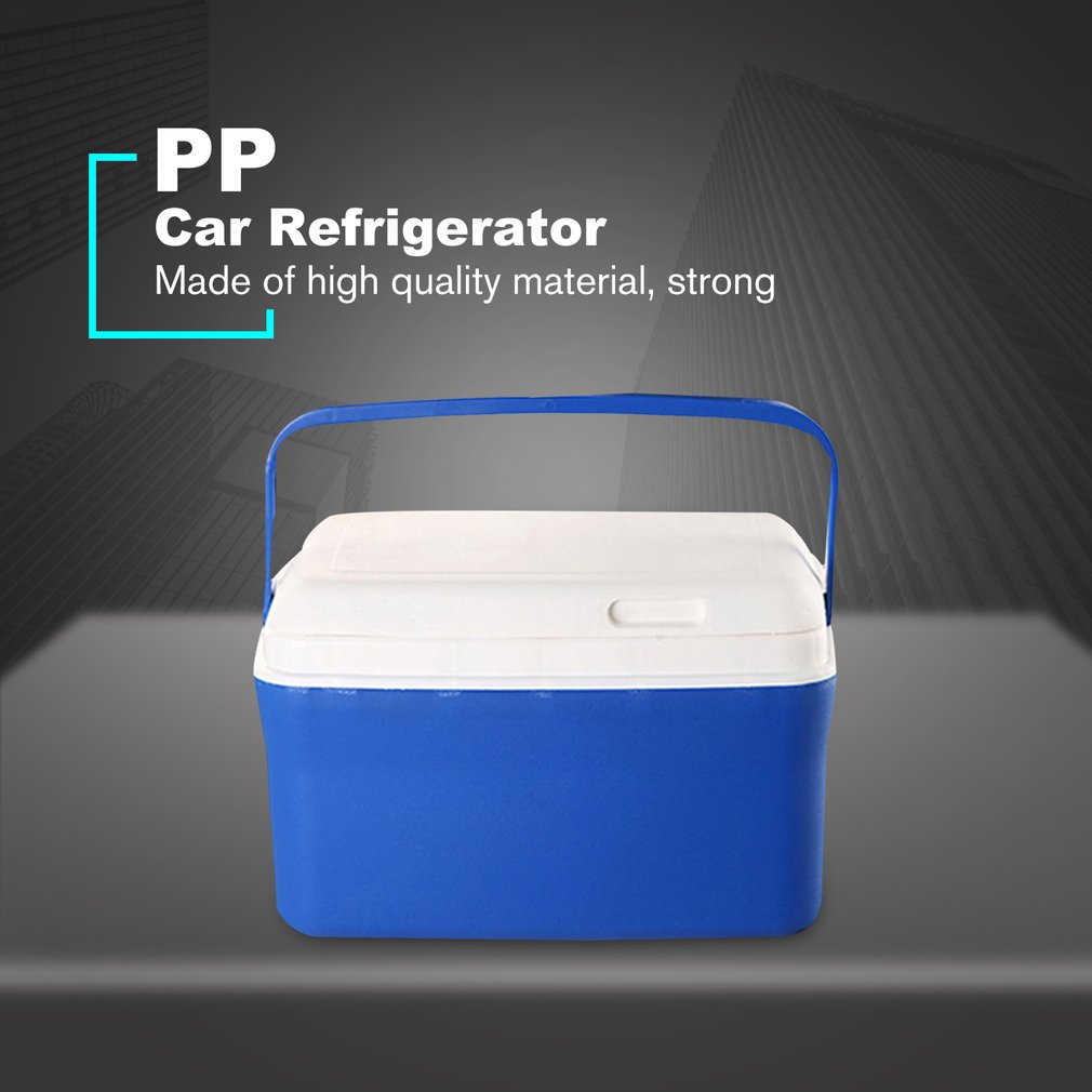 8l/13l mini bilkøleskab til hjemmebrug fryser termisk varme bevarelse kold isboks rejse camping kølerboks