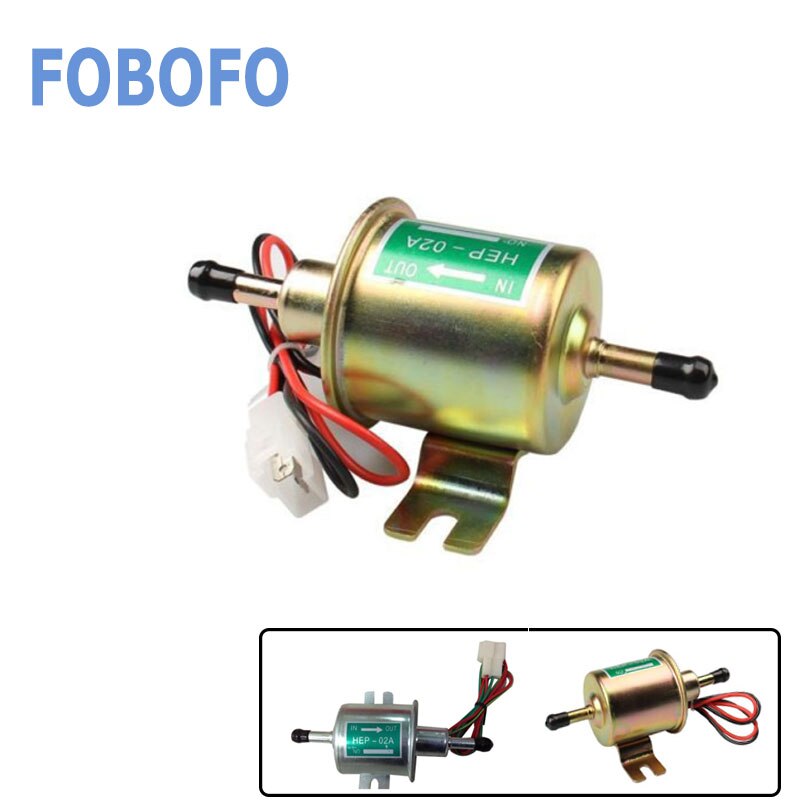 Low Pressure Universal Diesel Petrol Gasoline Electric Fuel Pump HEP-02A 12V 24V For Car Motorcycle