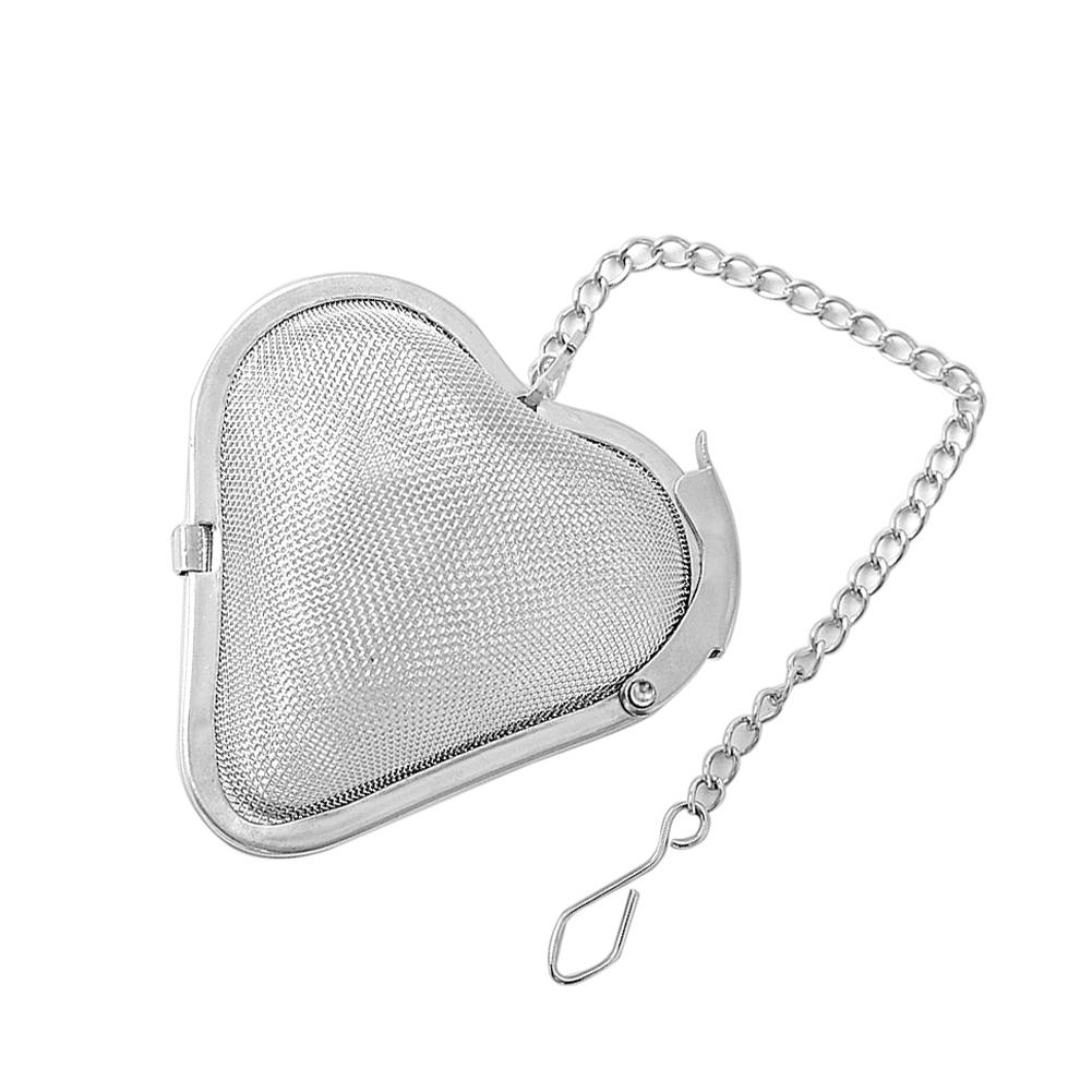Reusable Tea Infuser Stainless Steel Tea Strainer Tea Infuser Mesh Infuser Spice Tea Ball Filter w/Chain Teaware Kitchen Access: A