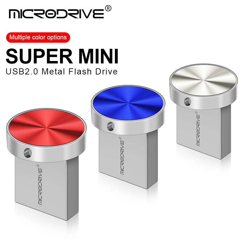 Mini unidade flash usb 4gb 8gb 16gb prata usb 2.0 metal pendrive 128gb 64gb 32gb usb memória vara chaveiro pen drive presente gratuito