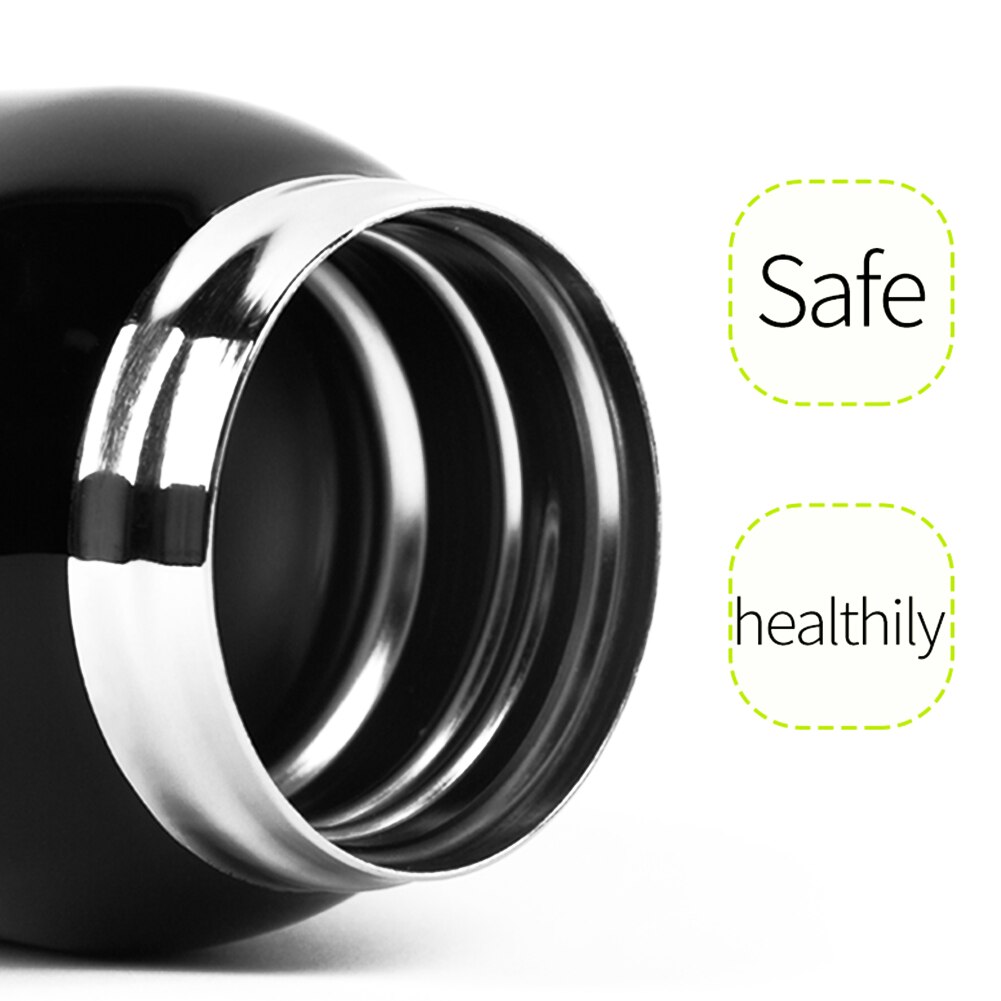 500ML Stainless Steel Bike Water Bottle Outdoor Mountain Bike Riding Bicycle Kettle Sports Warm Cold Insulation Drink Bottle