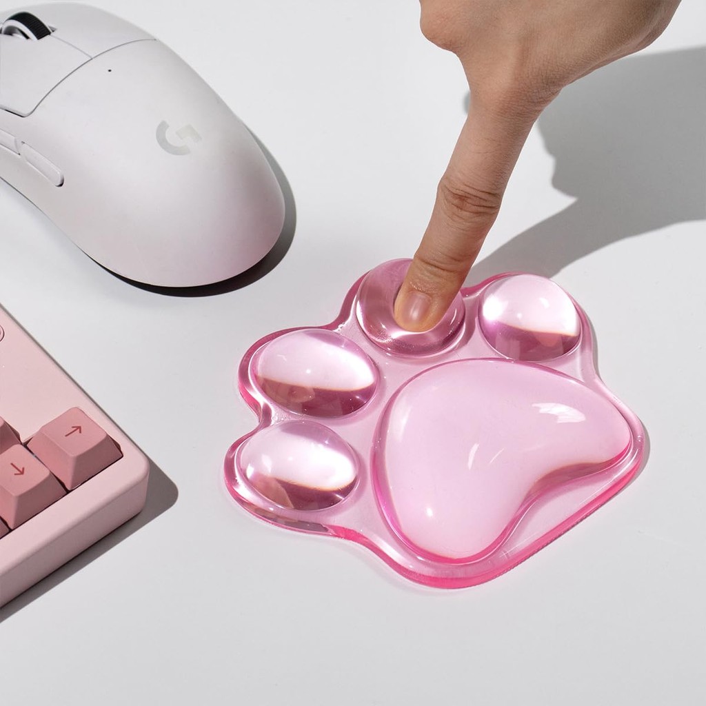 Cat Paw Mouse Wrist Rest Ergonomic Wrist Cushion Mouse Wrist Hand Cushion Soft For Office Home Desk Computer Mouse