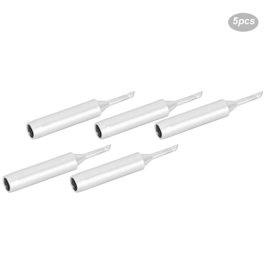 5PCs Soldering Iron Tips Lead-Free Solder Welding Tools 2C Horseshoe Shape for Circuit Boards Solder Head