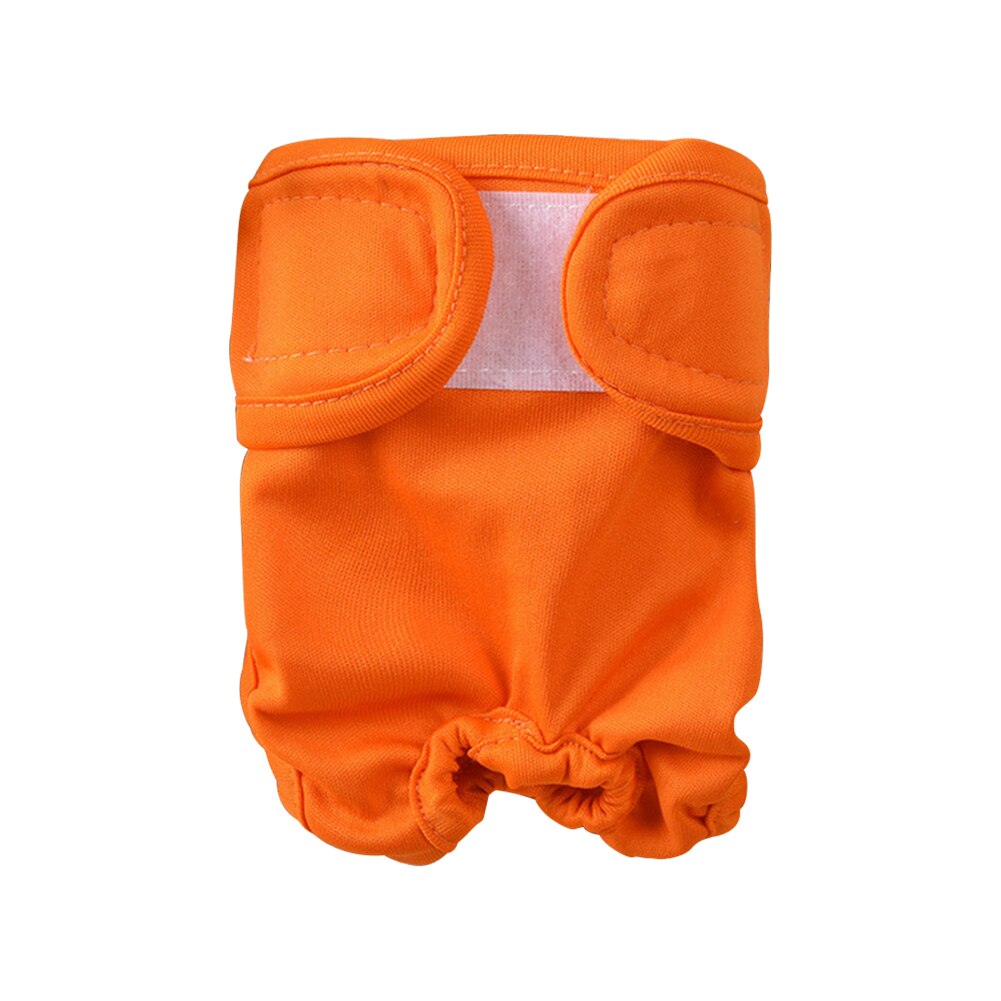 Training Water Absorbent Home Washable Camping Pet Dog Diapers Travel Portable Adjustable Soft Multifunction Car Interior: Orange / S
