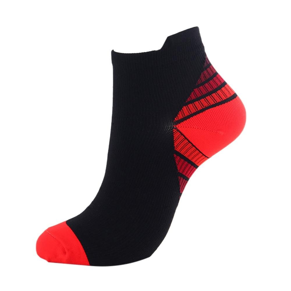 Running socks Quick Dry Running Ankle Sport Socks Cycling Sox Hiking Climbing Compression Socks: R / L/XL