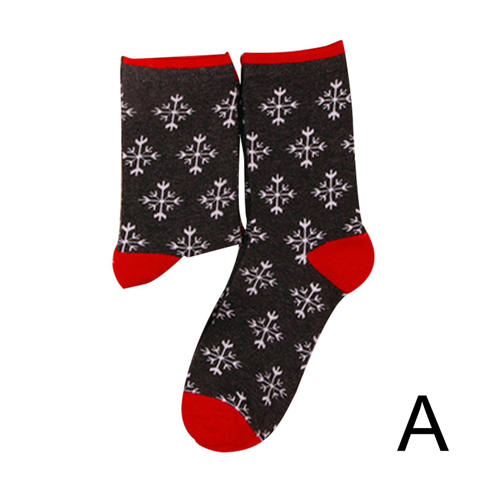 Christmas Pattern Printing Socks Winter Warm Cotton Middle Tube Socks Unisex YS-BUY: a