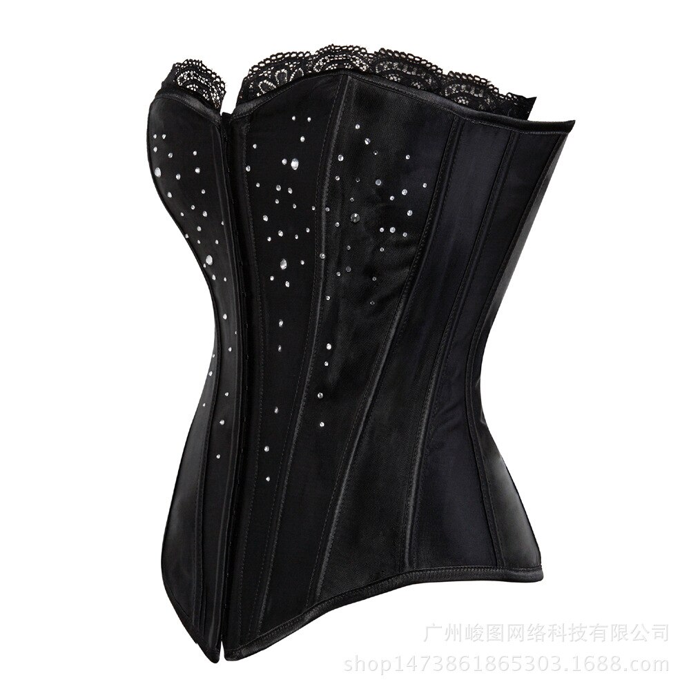 simple sexy bright diamond adjustable plastic bone Court body-shaping clothes