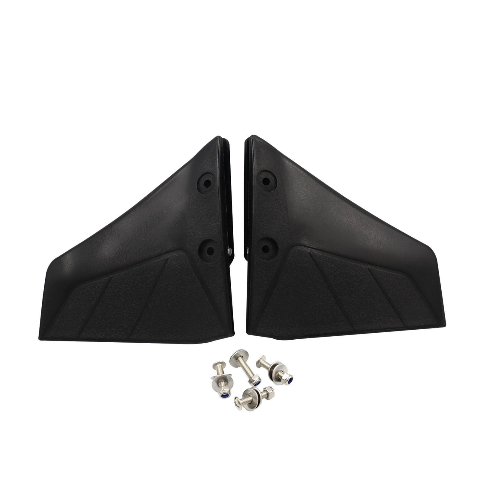 2Pcs Draagvleugelboot Stabilisator Past 4HP Om 50HP Uv-Bestendig Aft Draagvleugelboot Motor Stabilisator Marine Accessoires Met Bout Moer zwart