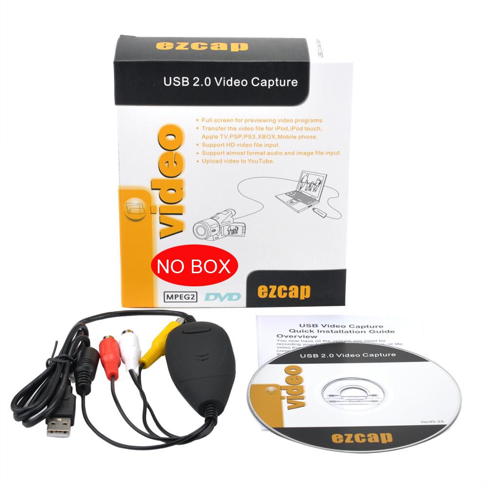 Echte Originele Ezcap172 Usb 2.0 Video Capture Grabber, analoge Video Van Tv Stb Camera Game Player Dvd Vhs Naar Pc Laptop