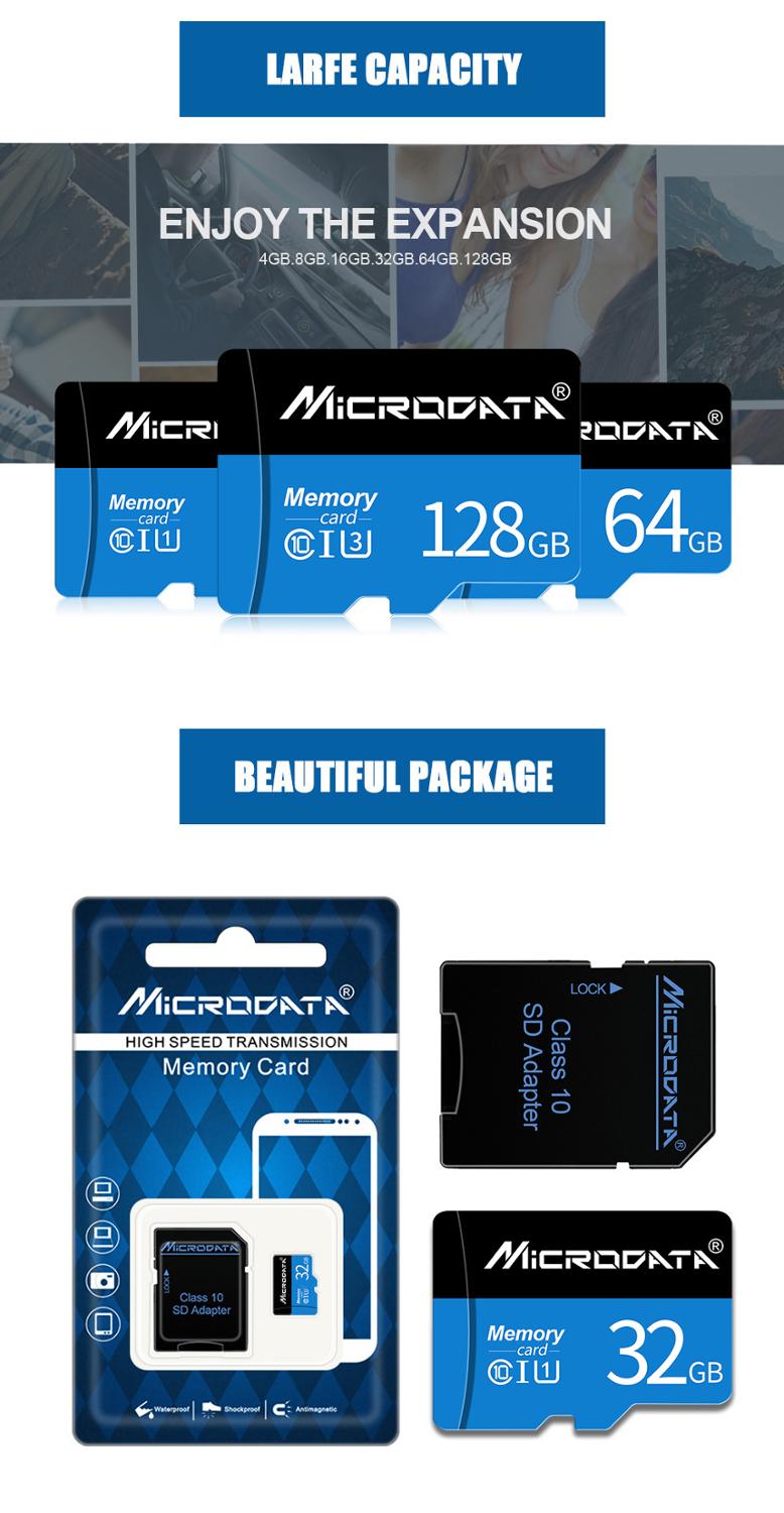 Tarjeta de memoria microSD para Samsung, tarjeta flash class10 de alta velocidad de 128gb, 64gb, 32gb, 16gb y 8gb