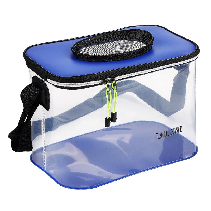 20cm 24cm 30cm 35cm Foldable transparent fishing bucket portable folding bucket car washing bucket children outdoor fishing