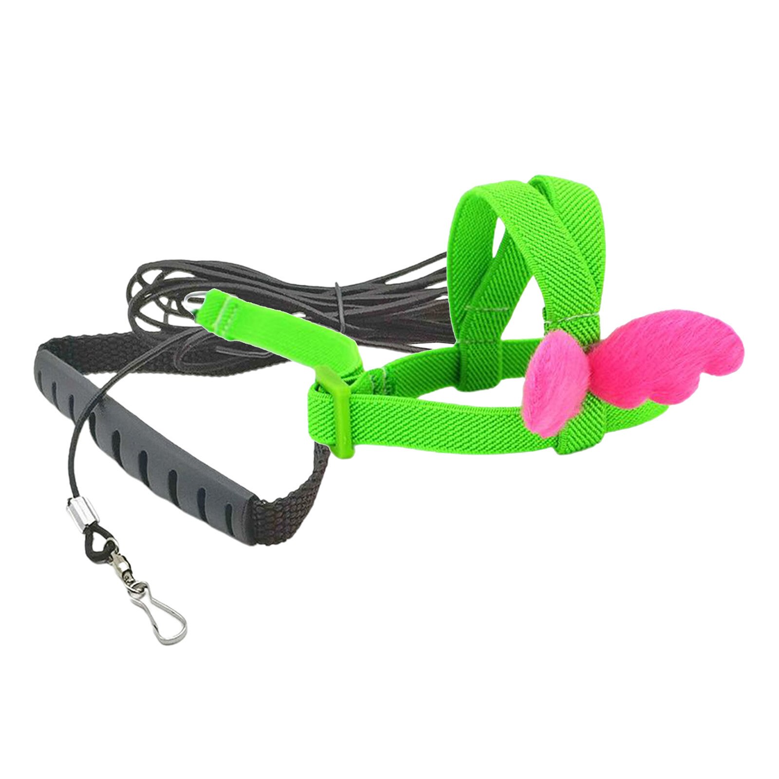 Laisse pour animaux de compagnie perroquet oiseau réglable harnais volant entraînement corde jaune multi-taille