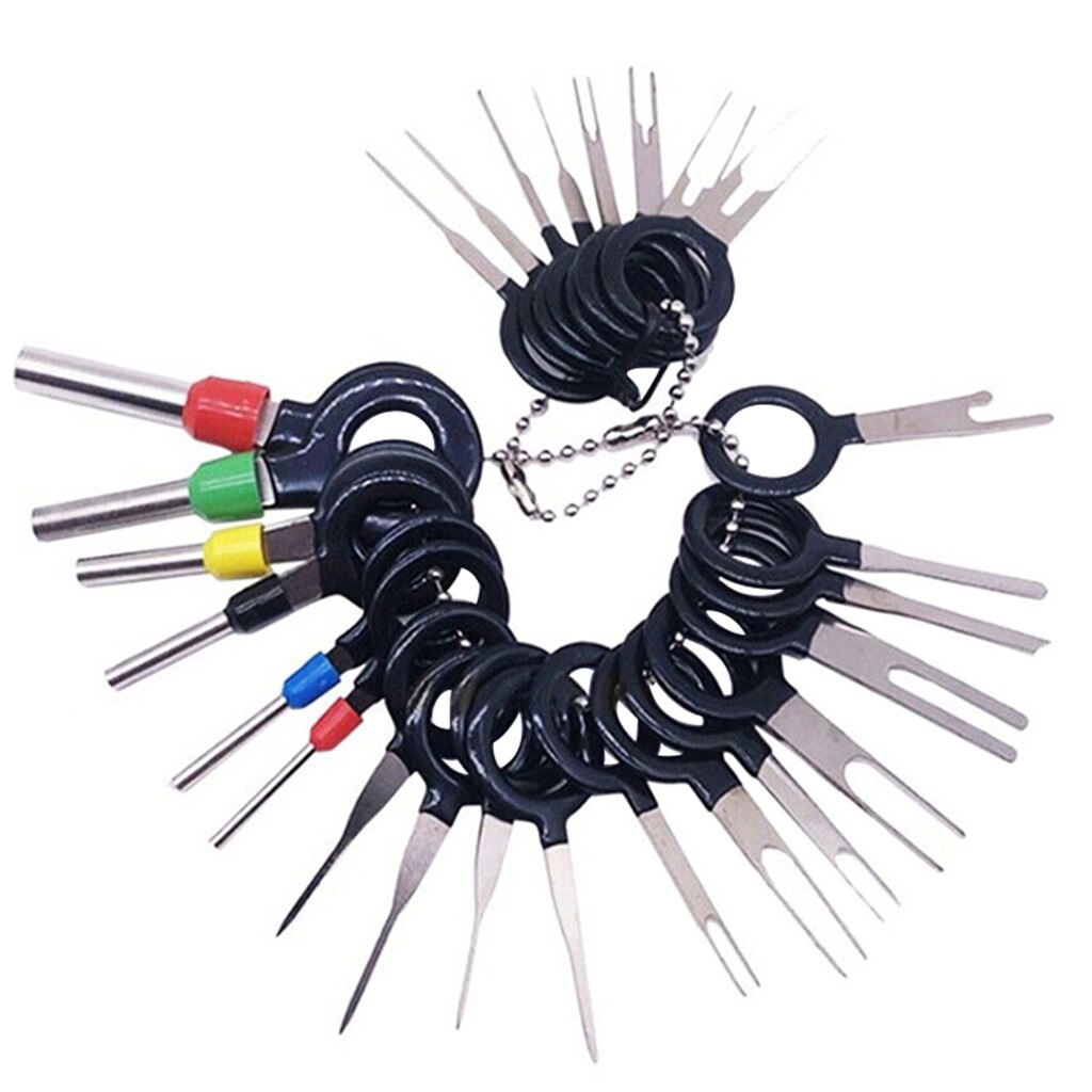 26Pc Auto Terminal Removal Tool Draad Plug Connector Extractor Puller Release Pin Extractor Kit Voor Auto Plug Repair Tool auto