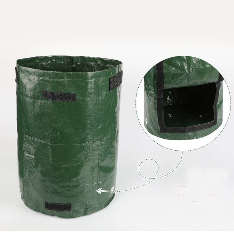 Diy Potato Grow Bag Voor Planter Pe Doek Planten Plantaardige Tuinieren Plantaardige Pot Paddestoel Groeien Container Tuin Gebruik Groen