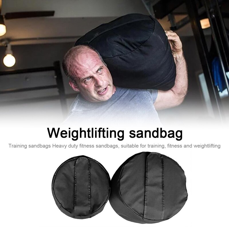 Sylinder sterk mann sandsekker kraftig boksing treningsstudio trening Fitness makt sandsekk til kryss trening vektløfting steinløft