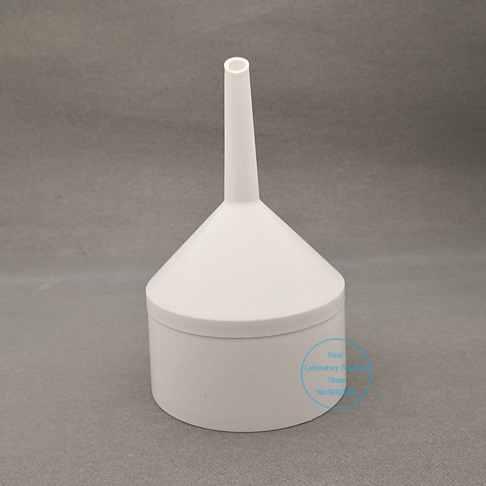 Embudo de filtro de plástico para laboratorio, embudo desmontable de PP, 55/70/90/110/150mm, para experimentos escolares