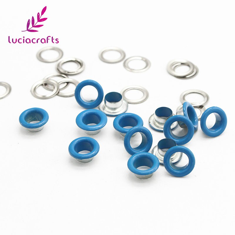 Lucia askartelu 50 setti 10.5*6.5*5mm metallinen silmukka scrapbooking askartelu itse koristelu vaate nuken silmukat tarvikkeet  g1301