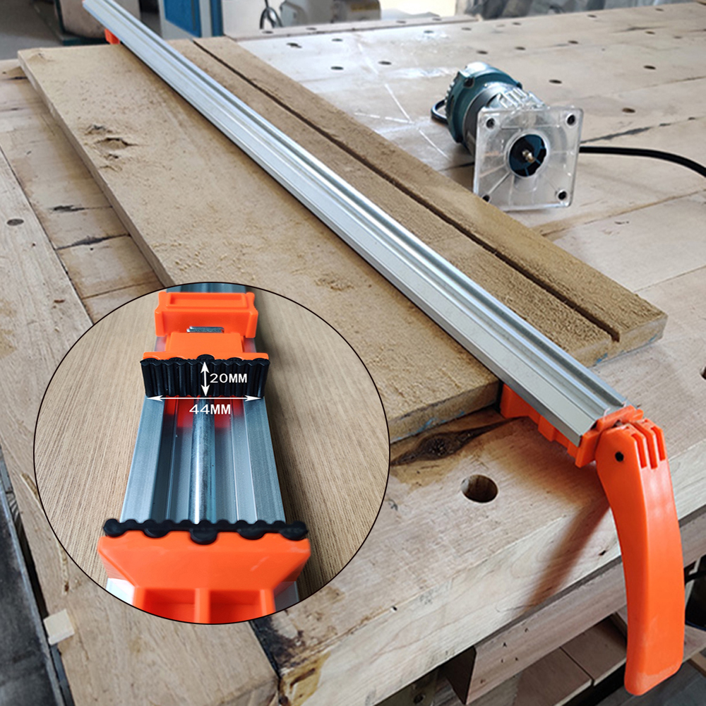 Pince de planche de bois de 90cm pour scie rabattable, scie circulaire électrique, Machine de découpe, règle de guidage, fixation de Clip, outil de travail du bois