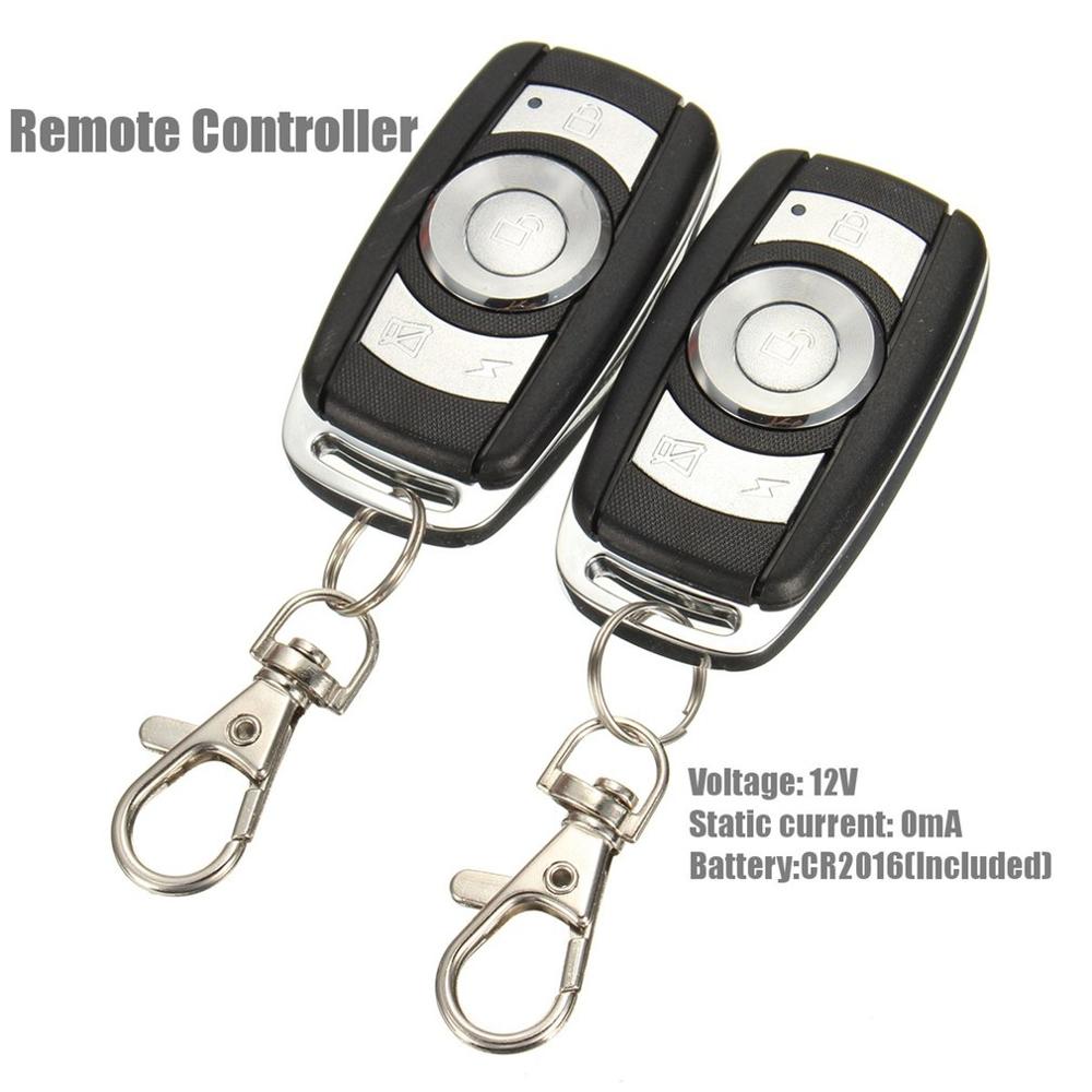 Reliable Car Vehicle Alarm Protection Burglar System Keyless Entry Siren 2 Remote Control Car Entry Siren