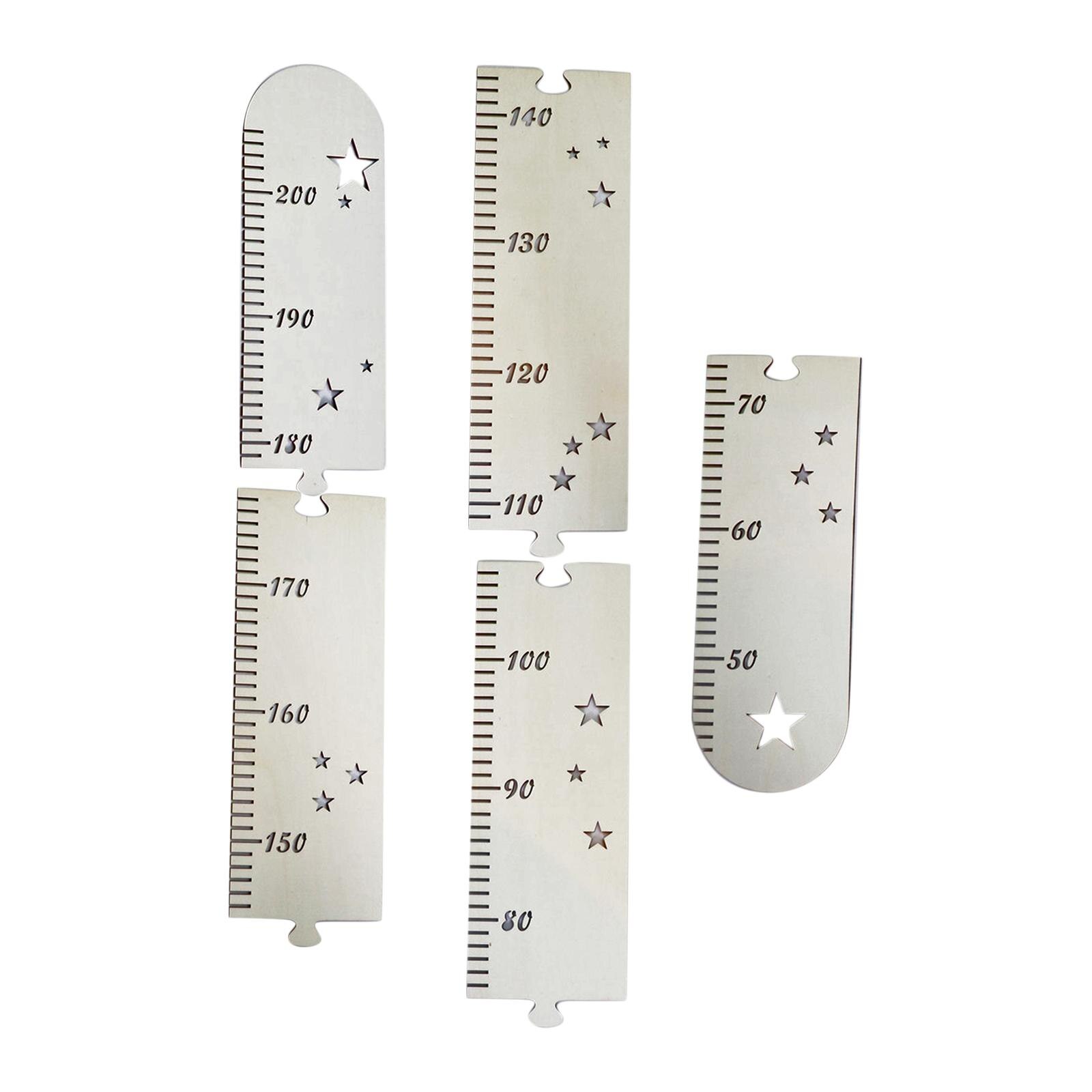 Tabla de crecimiento de madera, decoración del hogar, habitación de niños y niñas, pared de bebé a niño