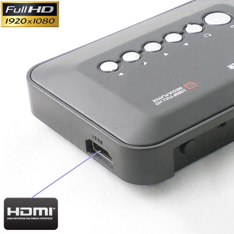 Lecteur multimédia pour TV, USB 3.0 1080P HD, disque dur SATA 2.5 pouces, prise US, prend en charge 1 to, fonction de sélection du temps de lecture