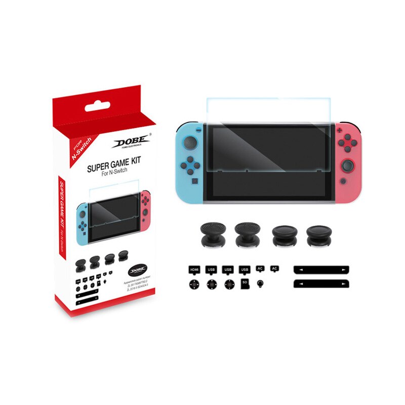 Super Game Kit Premium Gehard Glas Screen Protector Voor Nintend Schakelaar Screen Protector Voor Nintend Schakelaar Accessoires
