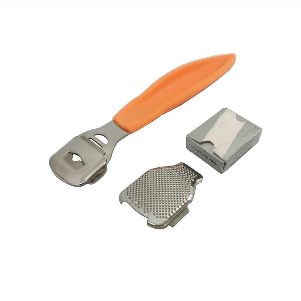 Stainless Steel Foot Skin Shaver Corn Cuticle Cutter Remover Rasp Pedicure File Foot Callus 10 Blades Foot Care Tool