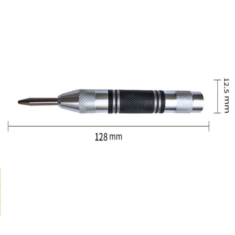 Arrivals Automatic Center Pin Spring Loaded Mark Center Punch Tool Wood Indentation Mark