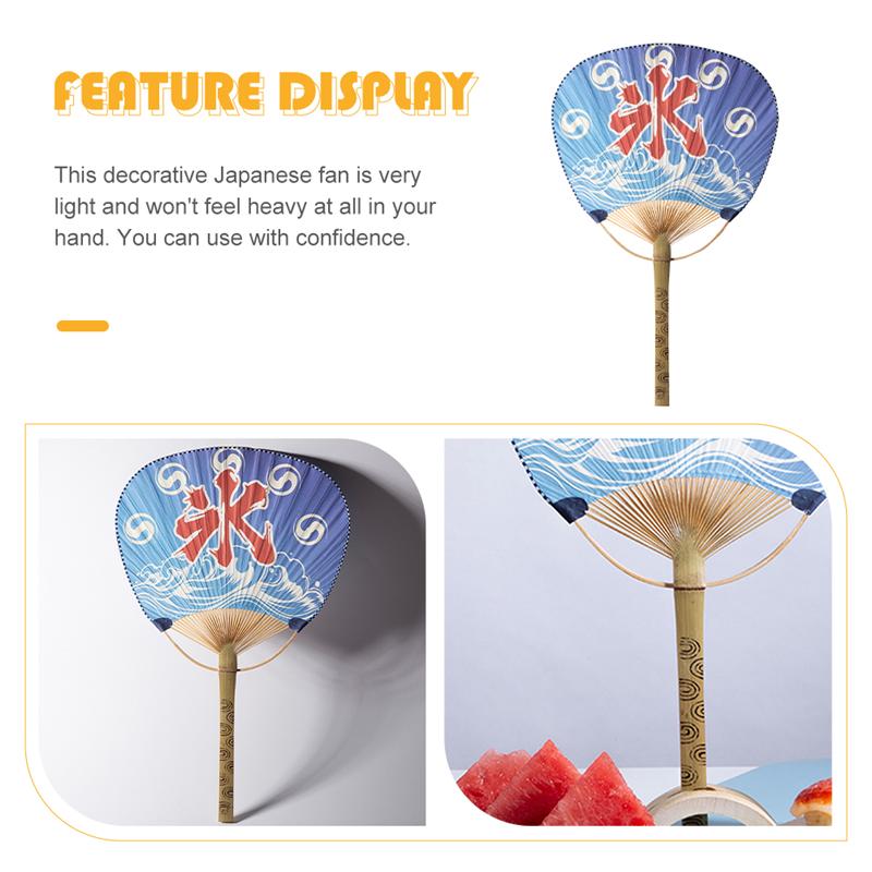 Decorative Japanese Fan Paper Japanese Fan Portable Japanese Fan With Ukiyoe Summer Festival Kimono Accessories Cool Fan