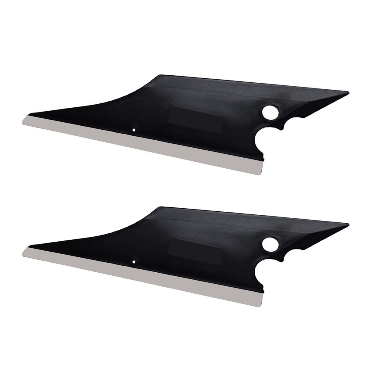 2 Stuks Rubber Rand Conquerer Zuigmond 3D Koolstofvezel Film Sticker Vinyl Zuigmond Auto Multi Hand Tool Window Tint Gereedschap a26Y: 2PCS white edge